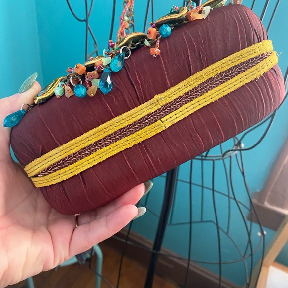 Mary Frances Multicolor Embellished Clutch - Picture 5 of 6